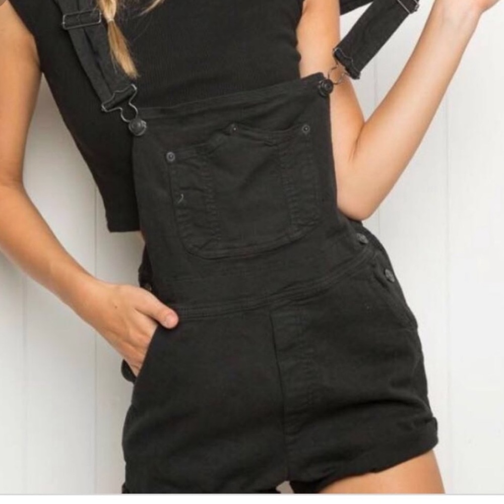 Brandy Melville black overalls